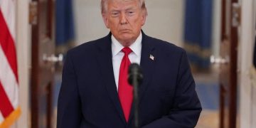 trump discurso guerra en Irán