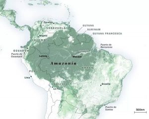 amazonía américa latina mapa