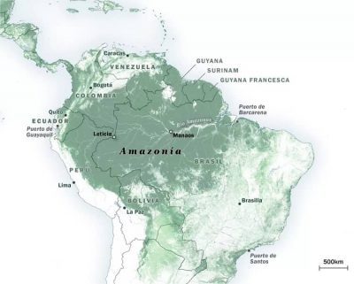 amazonía américa latina mapa