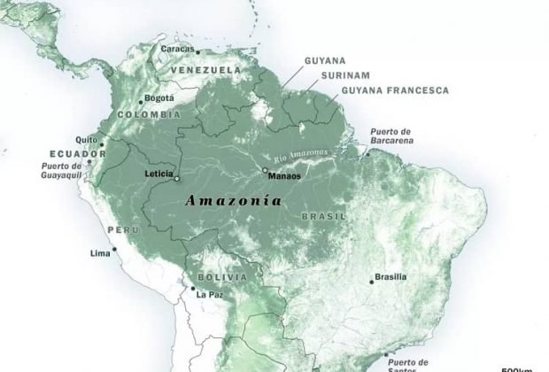 amazonía américa latina mapa