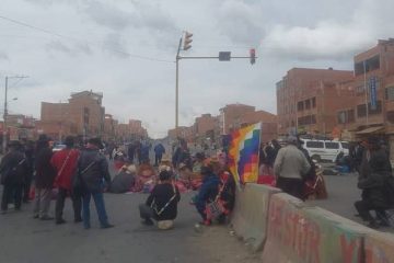 bloqueo el alto bolivia