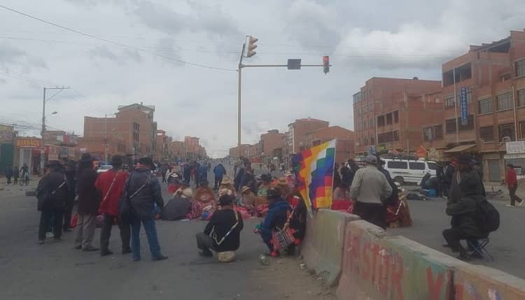 bloqueo el alto bolivia