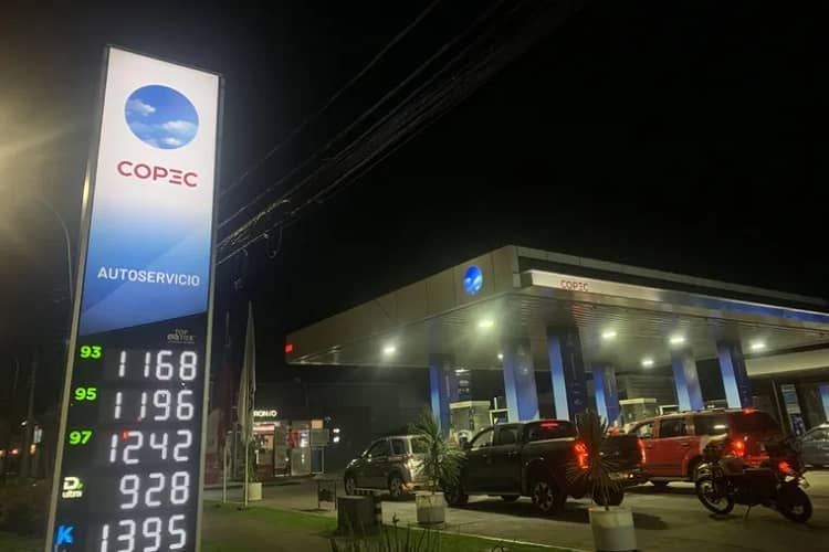Chile incremento de combustibles