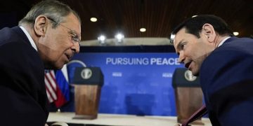 Serguéi Lavrov y Marco Rubio