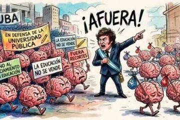 marcha de cerebros para evitar fuga de cerebros en Argentina