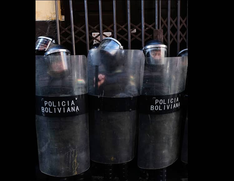 policía boliviana protesta, seguridads mayo 2026