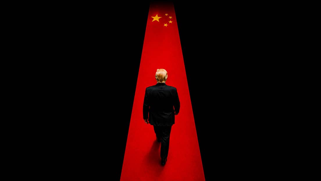 trump visita China