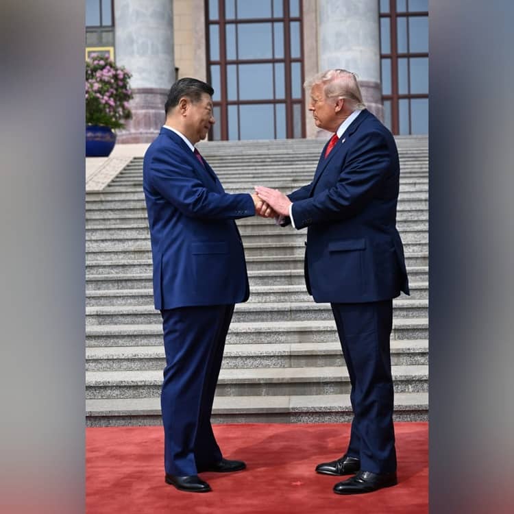 Xi Jinping y trump en pekin 2026