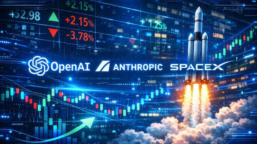 Anthropic y SpaceX en bolsa mercados