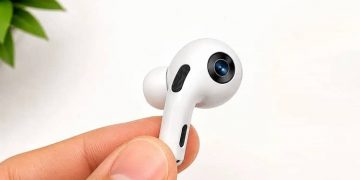 AirPods de apple con cámara