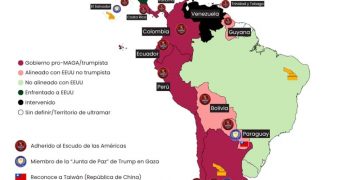 corredor trumpista en America latina, elaboración eduardo garcía