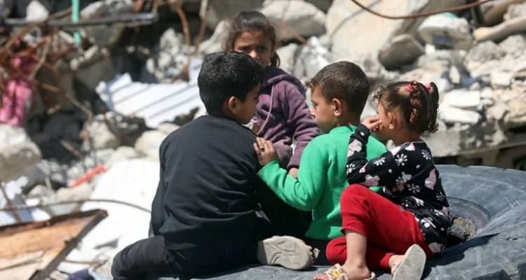 niños Gaza palestina