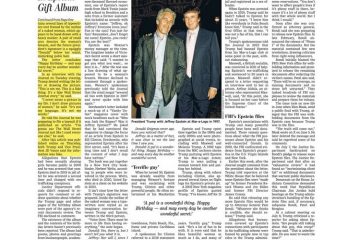 wsj publica carta de trump a epstein
