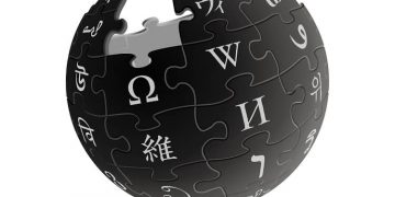 wikipedia logo inverso