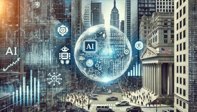 burbuja de la inversión en IA mercados