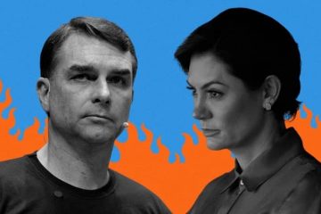 flavio y michelle bolsonaro