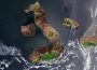 islas galápagos desde el espacio