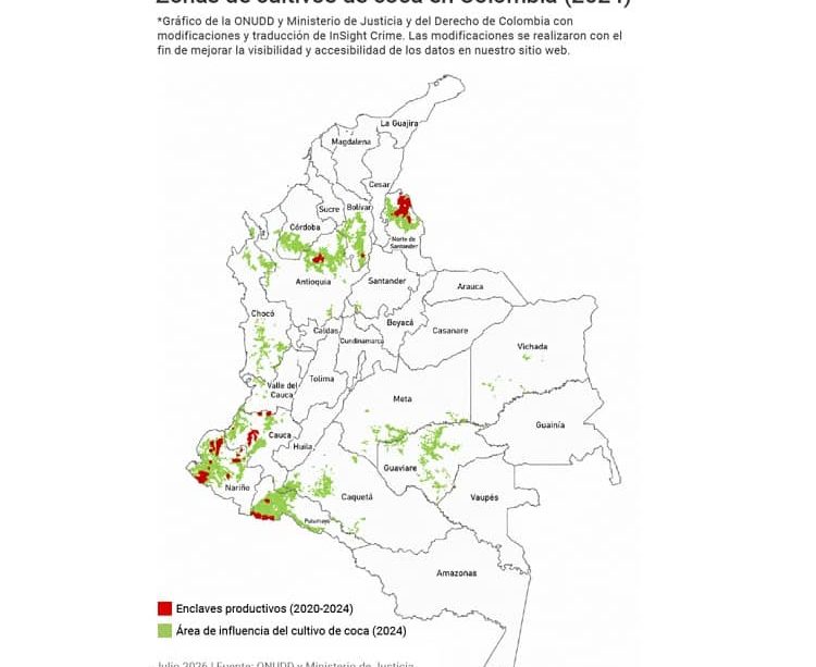 colombia zonas de cultivo de coca 2024
