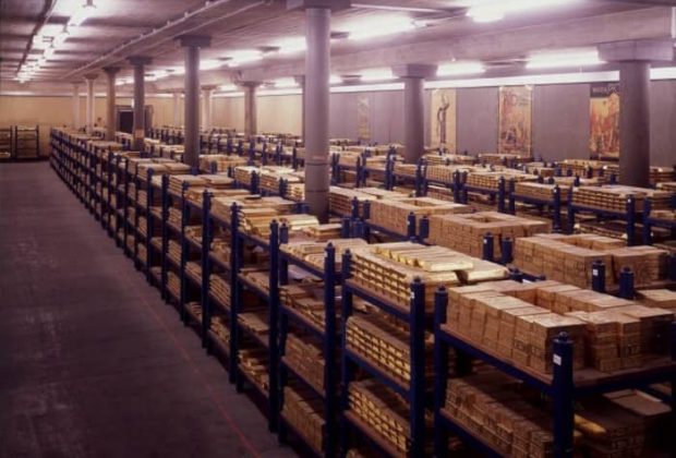 banco de inglaterra reservas de oro