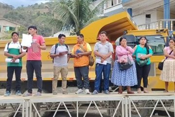 Cabildo la asunta, los yungas, minería ilegal