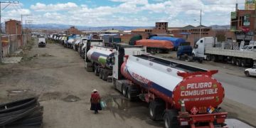 filas combustibles el alto bolivia