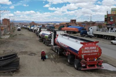 filas combustibles el alto bolivia