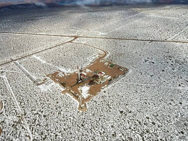 Vaca muerte yacimientos petroleo argentina