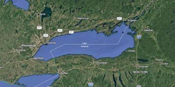 google maps cambia nombre de lago ontario