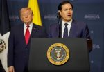 rubio y trump escudo de las américas