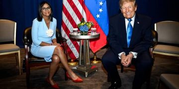 trump y delcy rodriguez