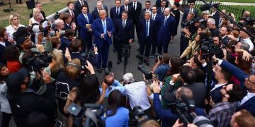 trump y gigantes de la ia