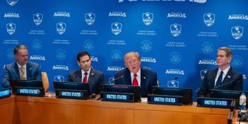 trump y rubio escudo de las américas sep2026
