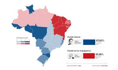 brasil mapa resultados elecciones 2026 oct