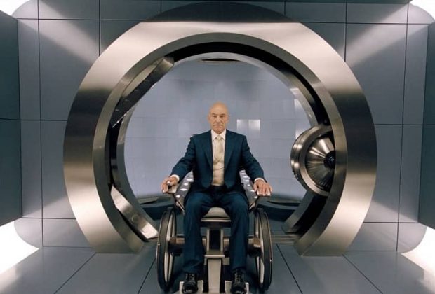 Patrick Stewart como Charles Xavier en X-Men 2. Fotografía: Marvel/Allstar