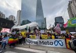 protestas contra intromisión digital de MEta en elecciones brasil 2026