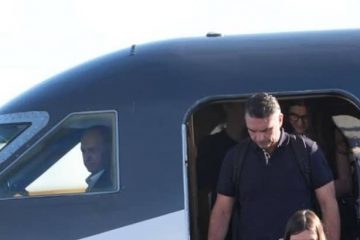 flavio bolsonaro llega a EEUU tras huir de Brasil