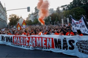 Maricarmen marcha por la vivienda en España