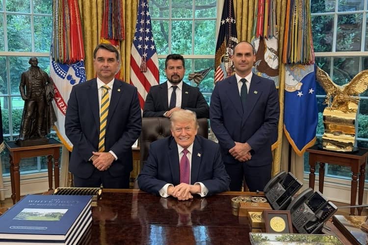 trump y hermanos bolsonaro